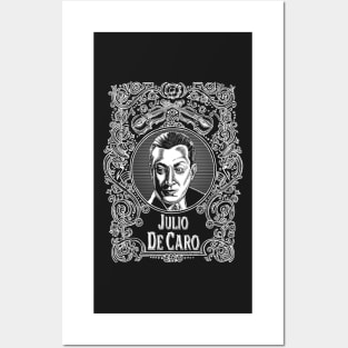 Julio de Caro (white printing) Posters and Art